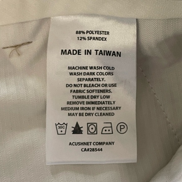 FootJoy Golf Pants Khaki Tan Plaid Comfort Performance Size 34Wx32L - Picture 8 of 9